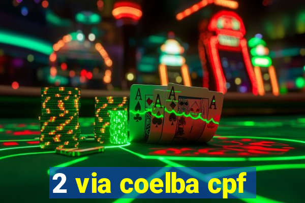 2 via coelba cpf